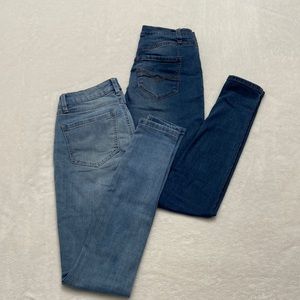 BUNDLE of TWO MUDD JEAN LEGGINGS with FLX Stretch Technology